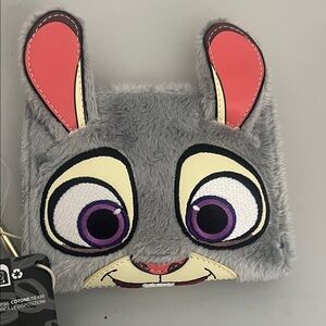 Loungefly Gray and Pink Bunny Wallet